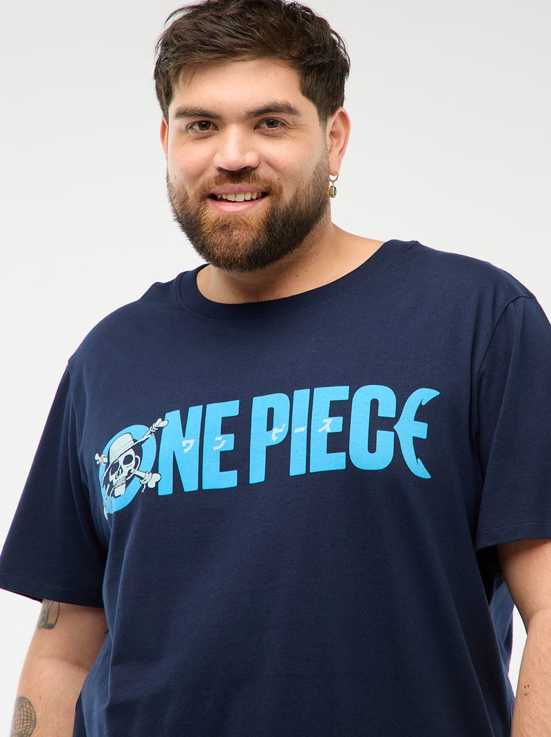 Korte pyjama met 'One Piece'-print - 2-delig Grijs - Kiabi
