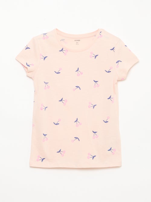 Korte pyjama met print - 2-delig - Kiabi