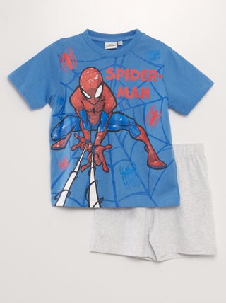 Korte pyjama met 'Spider-Man'-print - 2-delig