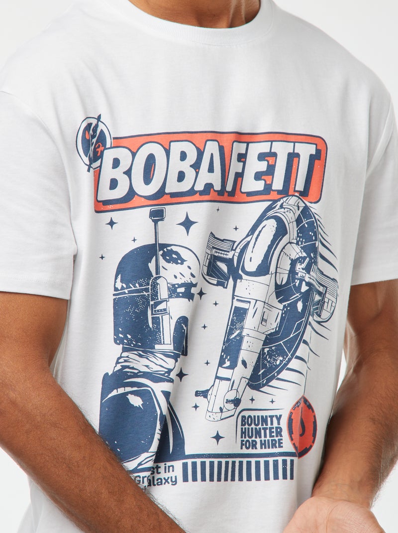 Korte pyjama met 'Star Wars'-print - 2-delig WIT - Kiabi