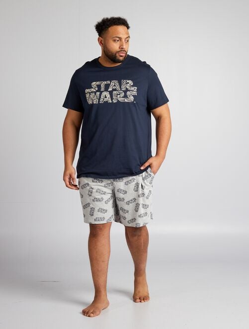 Korte pyjama met 'Star Wars'-print - T-shirt + short - 2-delig - Kiabi