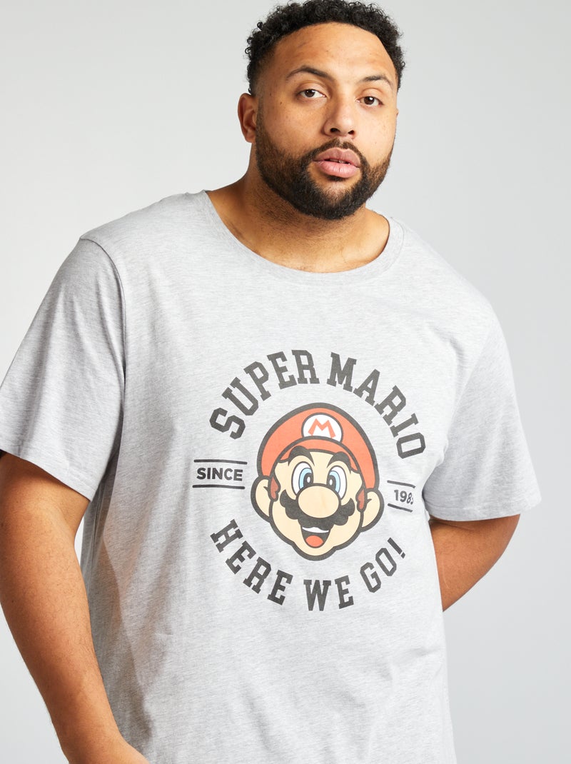 Korte pyjama met 'Super Mario'-print | 'Nintendo' GRIJS - Kiabi