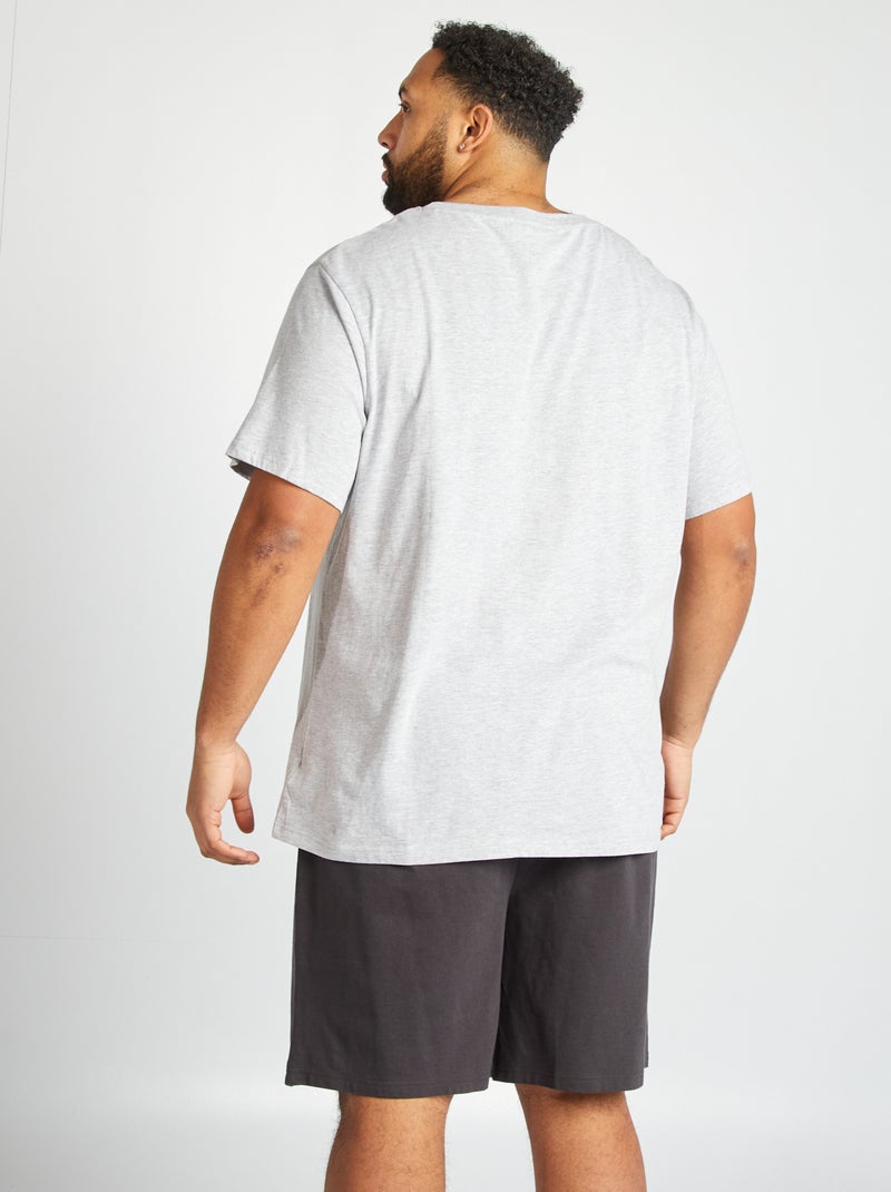 Korte pyjama met 'Super Mario'-print | 'Nintendo' GRIJS - Kiabi