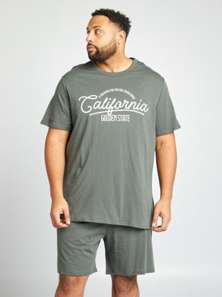 Korte pyjama met T-shirt + short - 2-delig