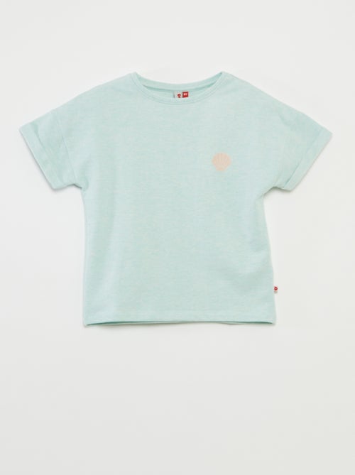 Korte pyjama met T-shirt + short - 2-delig - Kiabi