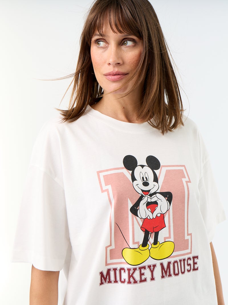 Korte pyjama 'Mickey' - 2-delig Wit - Kiabi