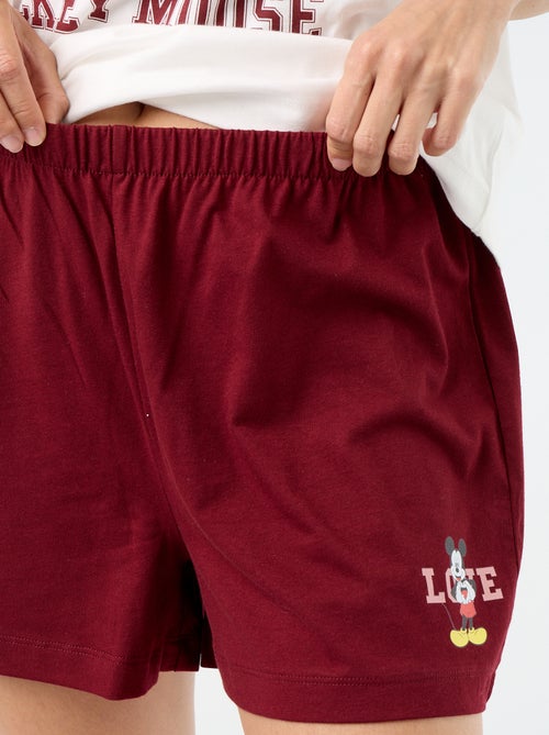 Korte pyjama 'Mickey' - 2-delig - Kiabi