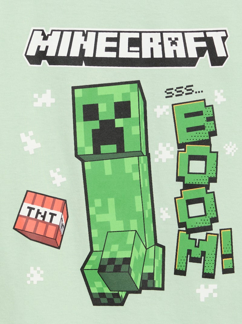 Korte pyjama "Minecraft" Groen - Kiabi