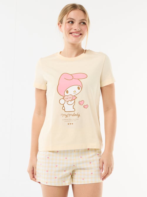 Korte pyjama 'My Melody' - 2-delig - Kiabi