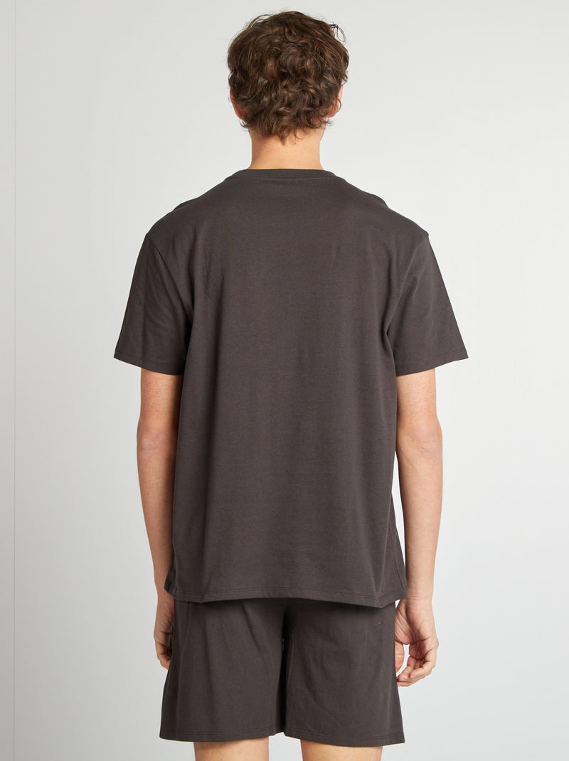 Korte pyjama 'One Piece' - 2-delig ZWART - Kiabi