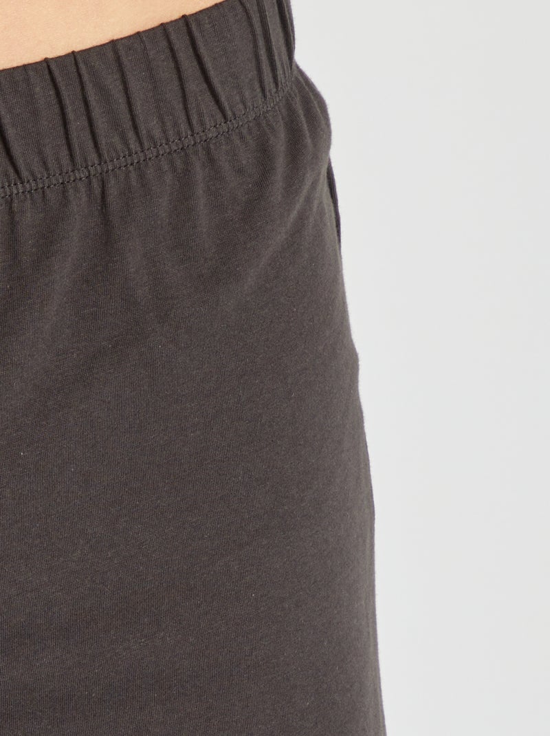 Korte pyjama 'One Piece' - 2-delig ZWART - Kiabi