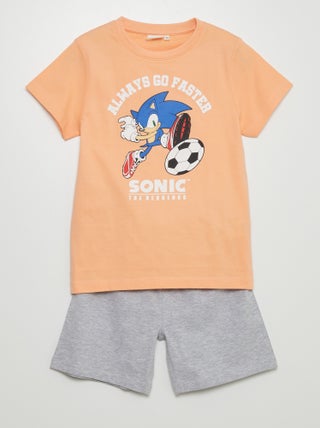 Korte pyjama 'Sonic' 'SEGA' - 2-delig