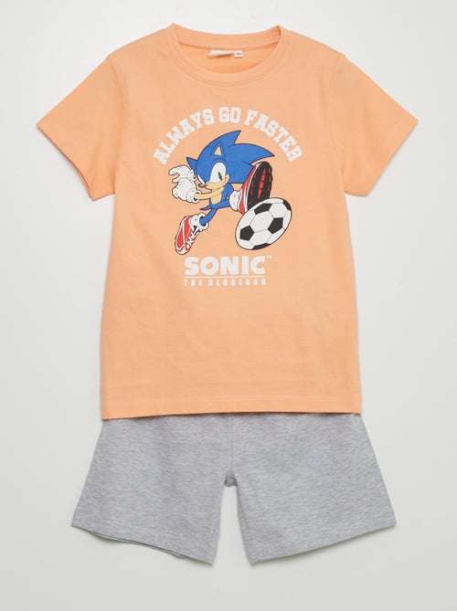 Korte pyjama 'Sonic' 'SEGA' - 2-delig - Kiabi