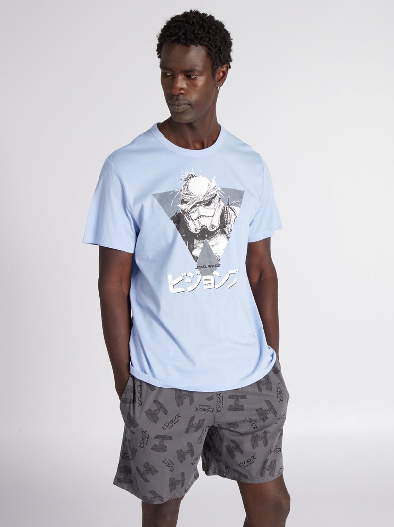 Korte pyjama 'Star Wars' - 2-delig GRIJS - Kiabi
