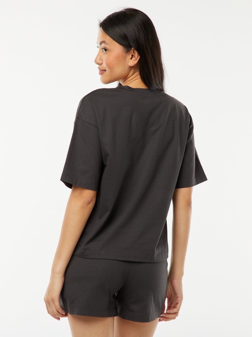 Korte pyjama 'Stitch' - 2-delig - Kiabi