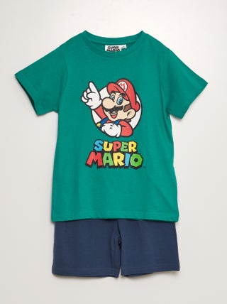 Korte pyjama 'Super Mario' - 2-delig