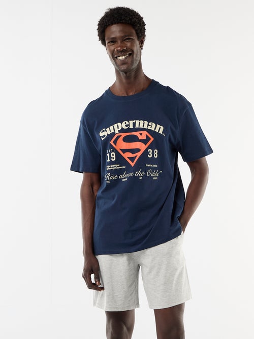 Korte pyjama 'Superman' T-shirt en short - 2-delig - Kiabi