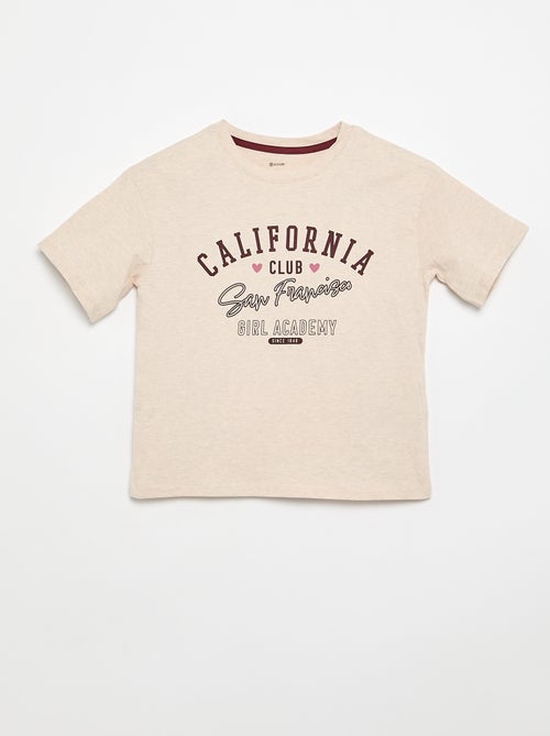 Korte pyjama T-shirt en short - 2-delig - Kiabi