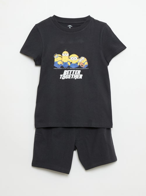 Korte pyjama T-shirt en short 'Minions' - 2-delig - Kiabi