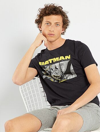 Korte pyjama van jersey 'Batman' - 2-delig - Kiabi
