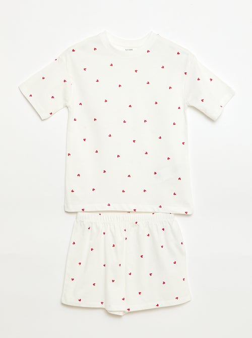 Korte pyjamaset - 2-delig - Kiabi