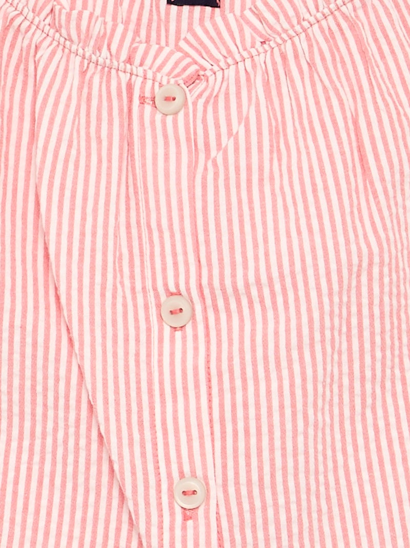 Korte pyjamaset - hemdje + short - 2-delig Rood - Kiabi