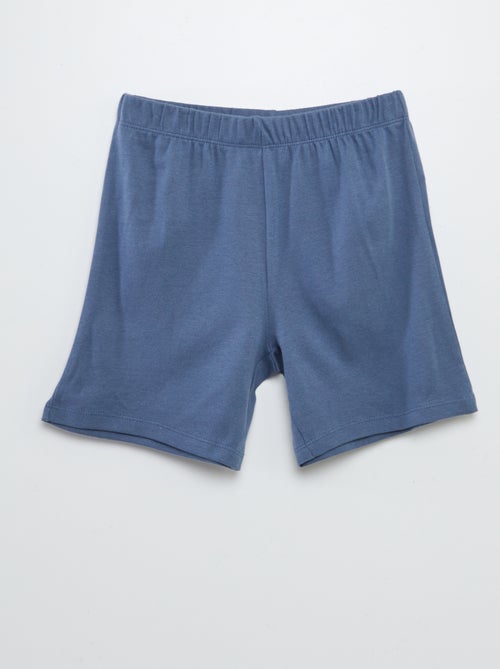 Korte pyjamaset- T-shirt + short met print - 2-delig - Kiabi