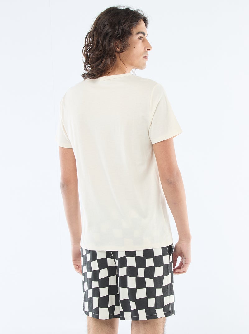 Korte pyjamaset 'Agathe Sorlet x Kiabi' - Valentijnsdag Wit - Kiabi