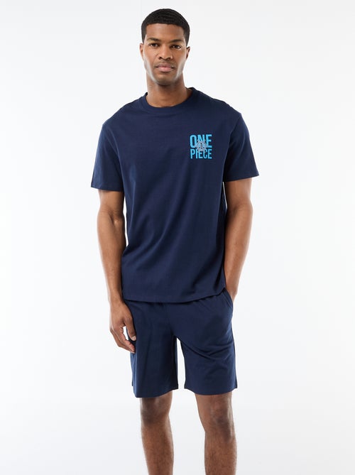 Korte pyjamaset 'One piece' - 2-delig - Kiabi