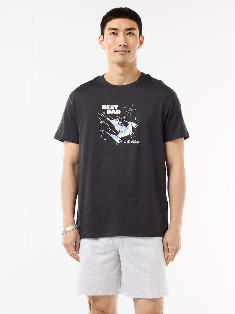 Korte pyjamaset 'Star Wars' - 2-delig Zwart - Kiabi