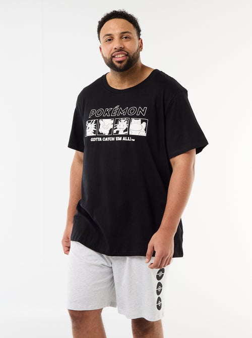 Korte pyjamaset T-shirt en short 'Pikachu' 'Pokémon' - 2-delig - Kiabi