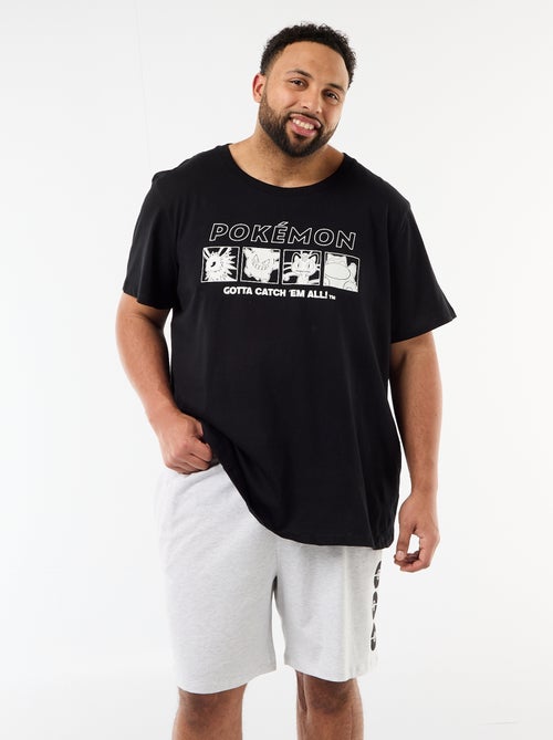 Korte pyjamaset T-shirt en short 'Pikachu' 'Pokémon' - 2-delig - Kiabi