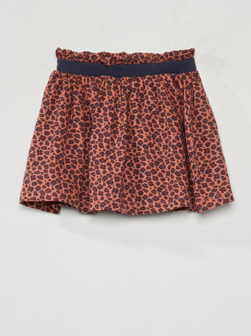 Korte rok met luipaardprint ROSE - Kiabi