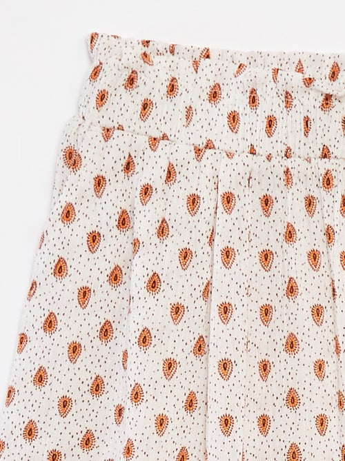 Korte rok van crêpestof - Kiabi