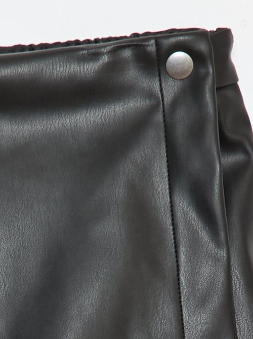 Korte rok van imitatieleer - Kiabi