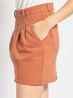 Korte rok van keperstof - Kiabi