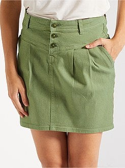 Korte rok van keperstof - Kiabi