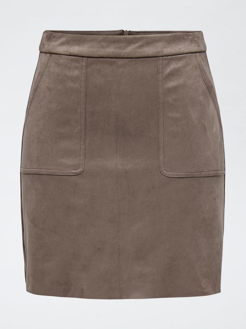 Korte rok van suèdine - Kiabi