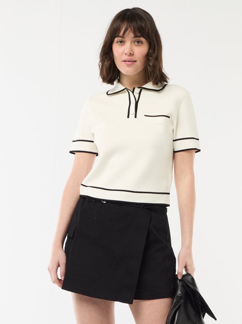 Korte rokshort met riem - Kiabi