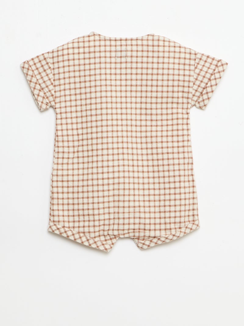 Korte romper Bruin - Kiabi