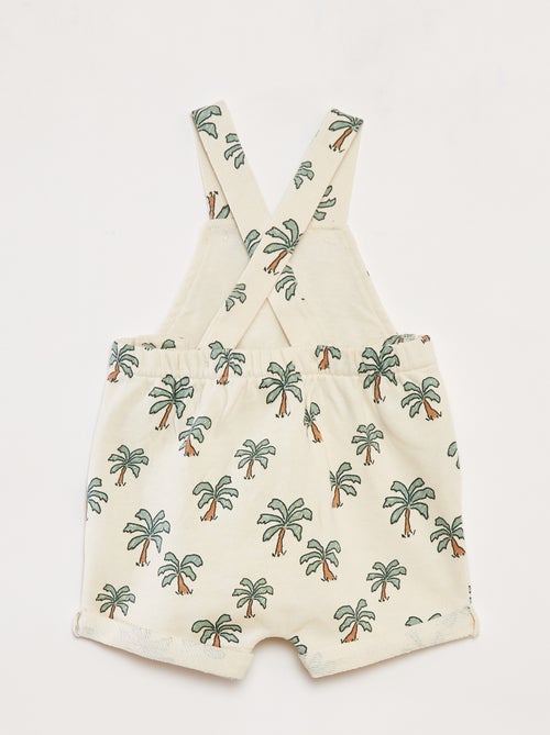 Korte salopette met gekruiste bandjes - Kiabi