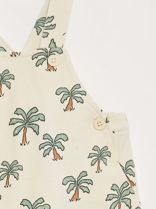 Korte salopette met gekruiste bandjes - Kiabi