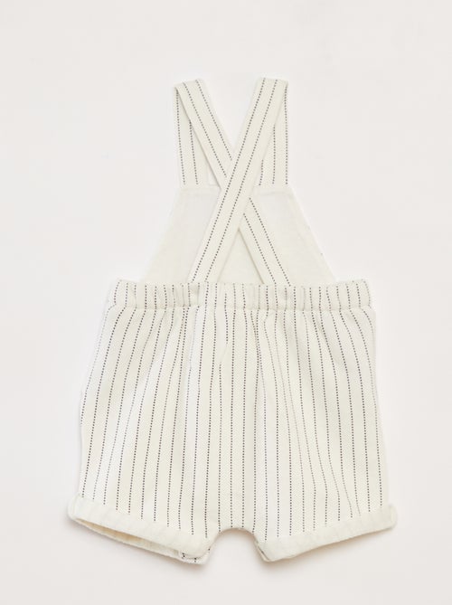 Korte salopette met gekruiste bandjes - Kiabi