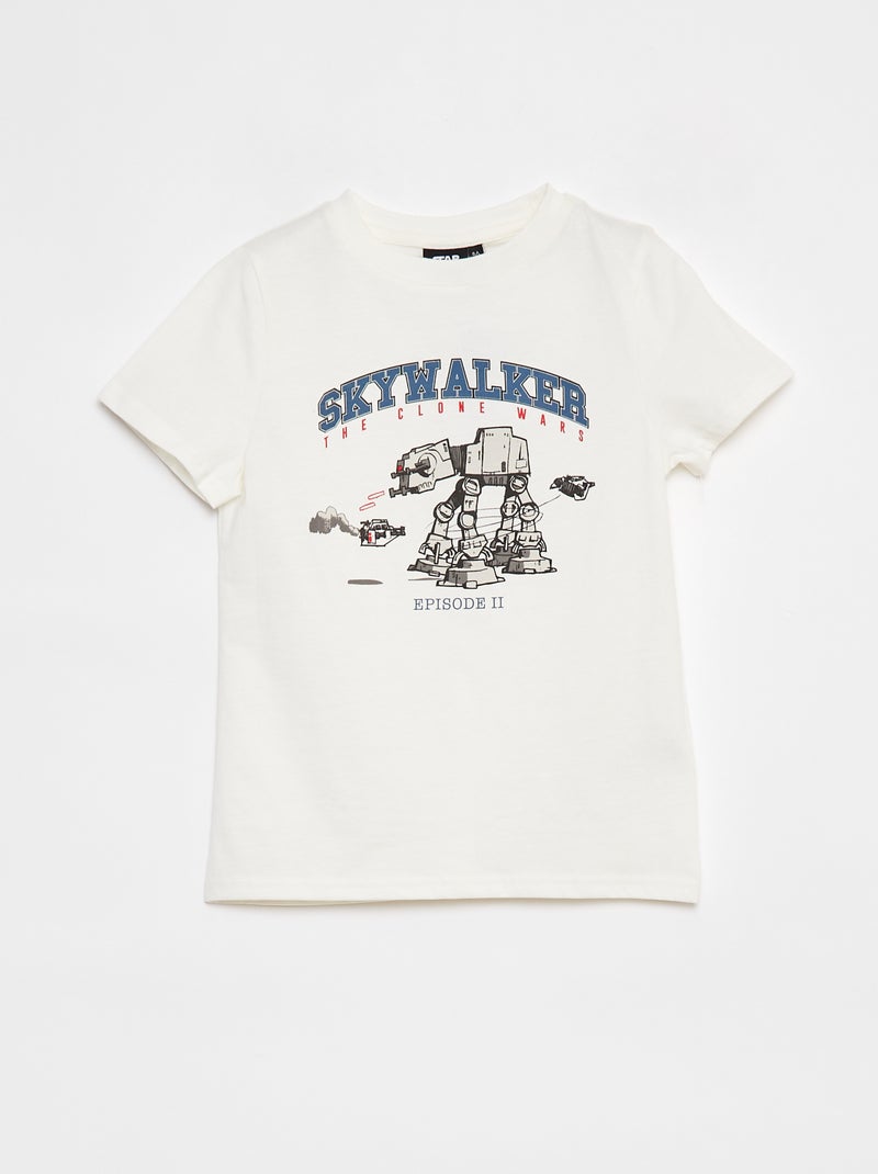 Korte setje - T-shirt + short 'Star Wars' - 2-delig BIEGE - Kiabi
