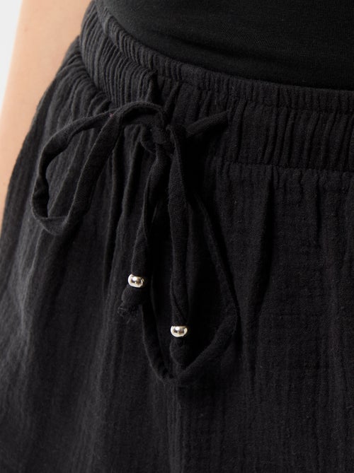 Korte short van katoengaas - Kiabi