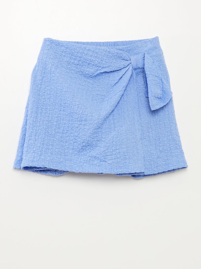 Korte skort BLAUW - Kiabi