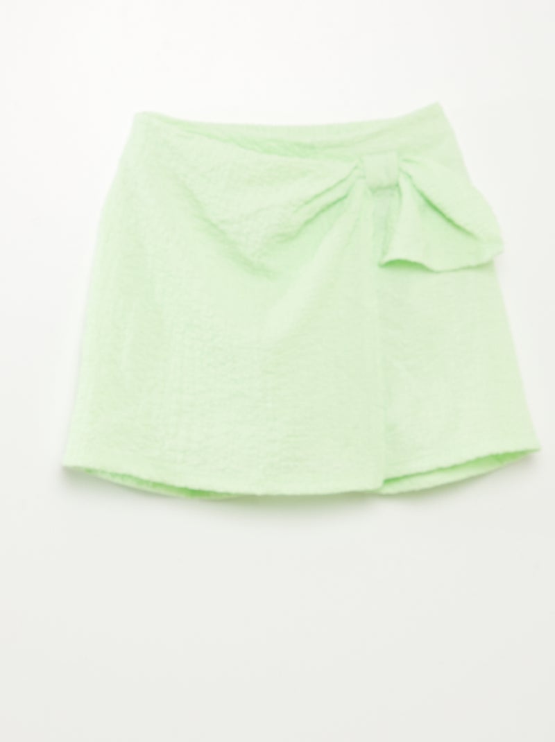 Korte skort GROEN - Kiabi