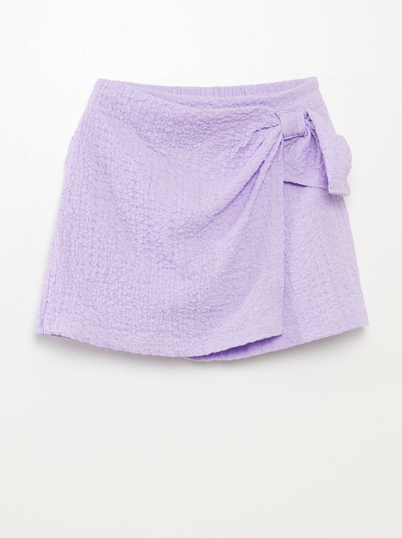 Korte skort PAARS - Kiabi