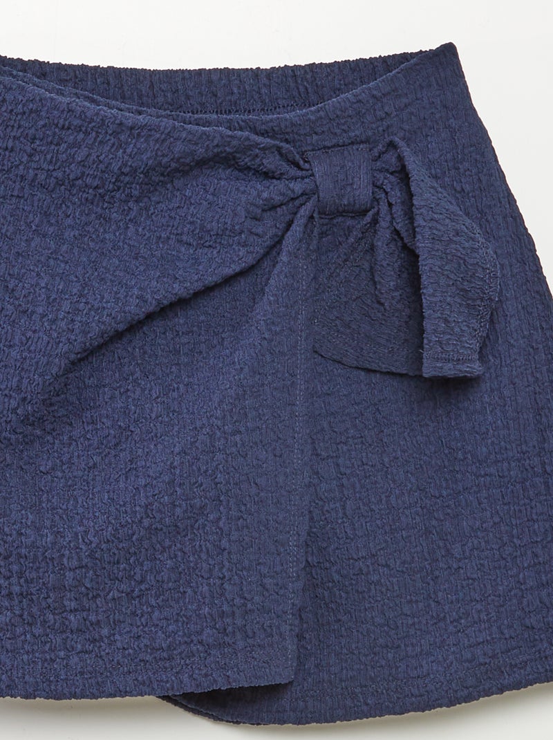 Korte skort ZWART - Kiabi