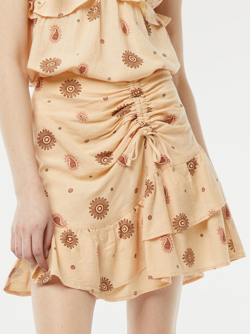 Korte strokenrok BIEGE - Kiabi